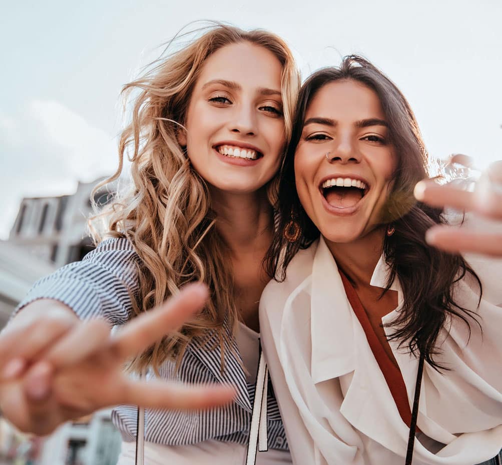 Patient smiling after cosmetic care at Sierra Springs Dental